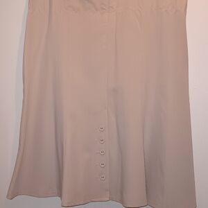 Cream skirt